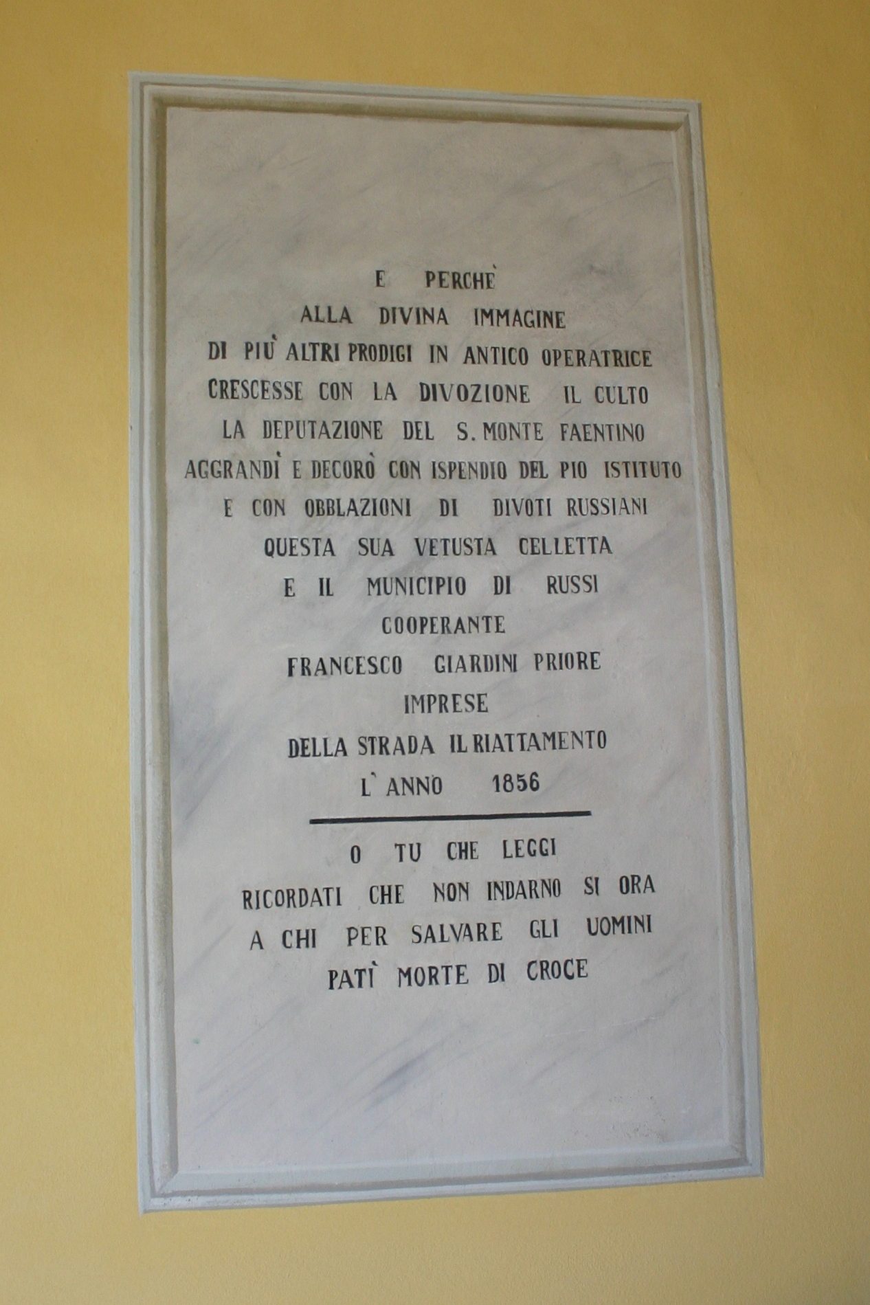 Chiesina del Crocifisso, Russi, Italy - 07.JPG
